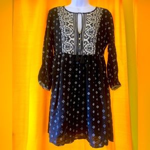 Forever 21 Boho Mini Dress with Tassels.